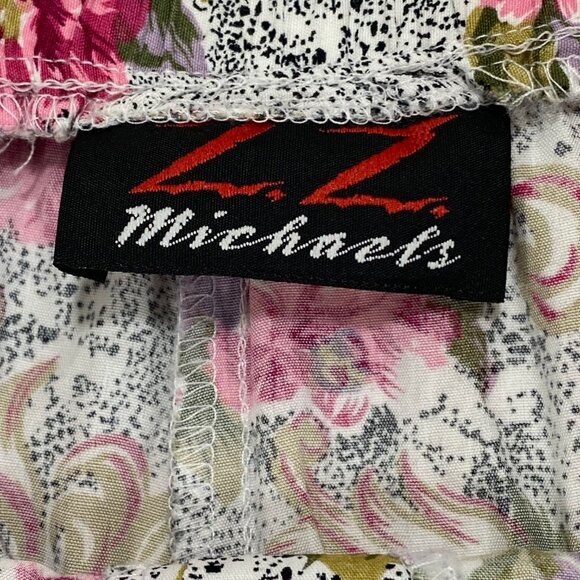 Vintage Y2K ZZ Michaels Maxi Skirt | M | Floral | Full Button USA | Cottagecore - Picture 3 of 10